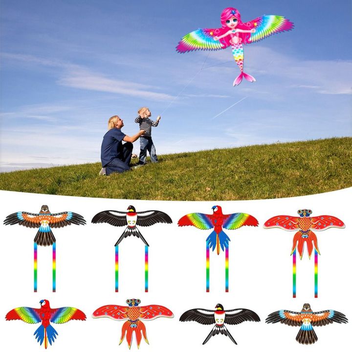Outdoor Plastic Dynamic Kites Lightweight Cartoon Fishing Rod Kites ...