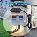 Dual Digital Temperature Humidity Controller For Eggs Incubator Hatching Home Fridge Thermostat Humidistat Thermometer Hygrometer XK-W1099 AC110-220V. 