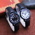 2024 chaoyada hot children students simple leather quartz watches boys girls kids cartoon gifts electronic clock montre relogio. 