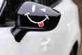2 Pcs Eye Winkling (White and Red Pair) Side Mirror Funny Decals Stickers for Auto Car Side Mirror L+R Rear view Stickers Car decoration Car Sticker,Car Accessories, Stickers for Car by Sticker Saloon. 