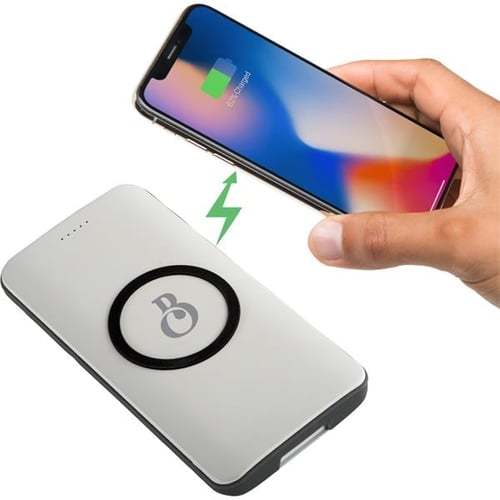 Imported Portable Wireless Powerbank 6000 mAh Power Bank Lithium Polymer Battery 2in1 for Iphone & Samsung & Other Mobile Models