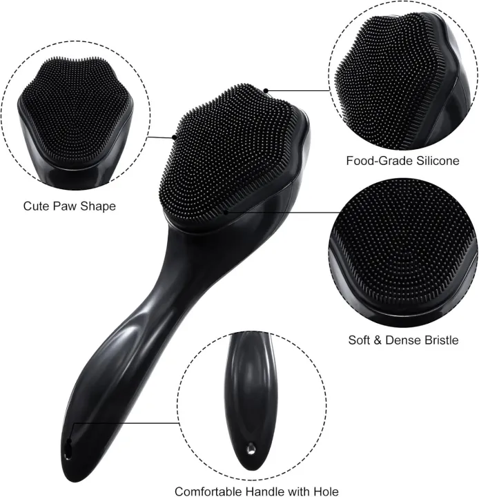 SP%20Dealz%20%20Handheld%20Silicone%20Face%20Scrubber%20Exfoliator,%20Ooloveminso%20Face%20Brushes%20for%20Cleansing%20and%20Exfoliating,%20Manual%20Facial%20Cleansing%20Brush,%20Gentle%20Soft%20Face%20Wash%20Brush%20for%20Sensitive,%20Delicate,%20Dry%20Skin%20-%20Image%203
