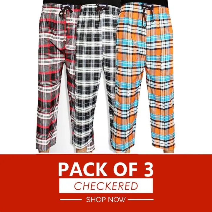 Pack%20Of%203%20-%20Multicolor%20Cotton%20Check%20Trousers%20For%20Men%20-%20Image%208