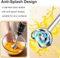 Hand Blender RED 4-in-1 Multi-Purpose Hand Blender for Kitchen , Handheld Mixer Stick with 16.9OZ Food Chopper, 20.3OZ Container, Egg Whisk for Puree Infant Food Smoothies Sauces Soups Red. 