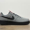 AF1 Low Cut Premium Sneakers - Anthracite & Camel / Dark Grey - Classic Casual Shoes for Men & Women - Durable Sport Shoes. 