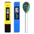 3 Pack PH Meter TDS PPM Meter and 3 in 1 Soil PH Tester PH/EC Digital Kit for Home, Garden, Lawn, Farm. 