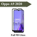 Oppo A9 2020 Full Black 9D Tempered Glass Screen Protector For A9 2020. 