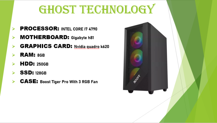 Intel core  i7 4th generation 4790 Gaming Pc