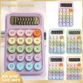 Enigma- Digital Display Calculator Large Button Desktop Calculator with Big Display Screen Lightweight Portable Digital Calculator for Easy Use Battery Powered 10-digit Digital Display Calculator. 
