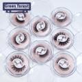 Green forest Artificial Eyelashes Dense Multi-layers Self Sticking False Lashes. 