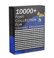 10000+ Fonts Collection For Graphic Designers | Premium Fonts | For PC | Amazing Typing Styles | Fonts Pack | DVD/USB/Online Link. 