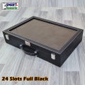 24 Slots and 18 Slots High Quality PU Rexine Leather Fabric Watch Display Storage Box Smart Watch Storage Case. 