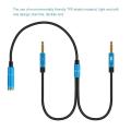 Headphone Splitter For Computer 3.5mm Female To 2 Dual 3.5mm Male Headphone Mic Audio Y Splitter Cable Smartphone Headset To PC Adapter. 