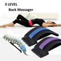 Back Pain Relif Stretching Spinal Device Back Massager For Bed & Chair & Car Multi Level Lumbar Support Stretcher Spinal Lower And Upper Muscle Pain Relief Magic Back Stretcher Lower Lumber Massage Support Massage Posture Corrector. 