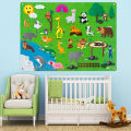 Felt Board Stories Set Montessori Ocean Farm Insect Animal Family Interactive Preschool Early Learning Toddlers Toys for Child BeginnerBer. 