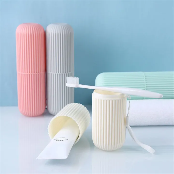 Toothbrush Protective Containers Container Plastic Travel cup Toothbrush Case Non-Slip Strip tooth brush ...