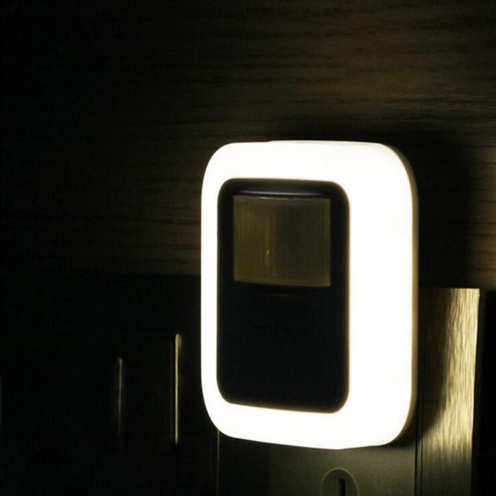 Light Sensor Control Night Light Mini EU US Plug Novelty Square Bedroom Lamp For Baby Gift Romantic Colorful Night Light