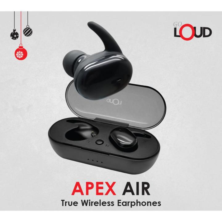 LOUD APEX AIR Earbuds TWS-215 Wireless With Charging Case Easy Auto  Pairing Touch Sensor BT Built In Mic True Wireless Earphones 