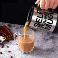 Mixer Cup Practical Coffee Tea Hot Chocolate Milk Spinning Mug. 