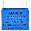 Amber Fan Capacitor 2.5 & 3.5 UF | Capacitor For Cielling Fan | (Original) Amber Capacitor of Cielling Fan. 
