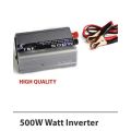 DC 12V to AC 220V Power Inverter - 500W - Silver. 