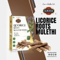 DURVESH LICORICE ROOT MULETHI 100GM BOX LICORICE ROOT EXTRACT MULETHI MULETHI ROOT MULETHI STICK LICORICE STICK LIQUORICE STICK 100% PURE & NATURAL LICORICE ROOT LICORICE ROOTS EXTRACT. 