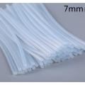 (pack of 10)hot glue gun sticks/simple glue gun sticks/ adhesive strong glue gun stick/tansparent glue gun adhesive sticks size 7mm. 