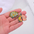 Creative Body Organ Enamel Pins Heart Brain Lung Kidney Flower Letter Color Alloy Brooch Badge Punk Jewelry Gift For Friends. 