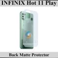 Infinix Hot 11 Play Soft Skin Fiber Sheet Back Matte Protector For Infinix Hot 11 Play. 