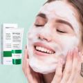 BIOAQUA Salicylic Acid Acne removal cleanser acne marks fading pores shrinking redness soothing oil controlling facial cleanser 100g BQY56297. 