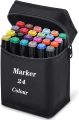 Colored Markers, Double Head Manga Sketching Marker Pens, Student Drawing Set, Permanent Art Markers for Anime Design, Painting,Adults Coloring Book,Illustrations Sketch for kid. 