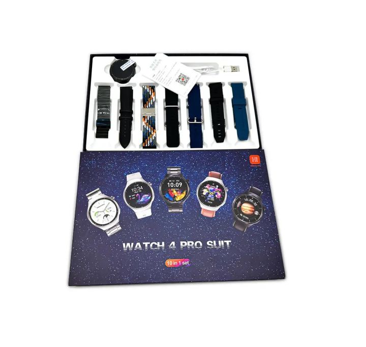 Watch 4 Pro Suit Smartwatch With 7 Straps Custom Dial