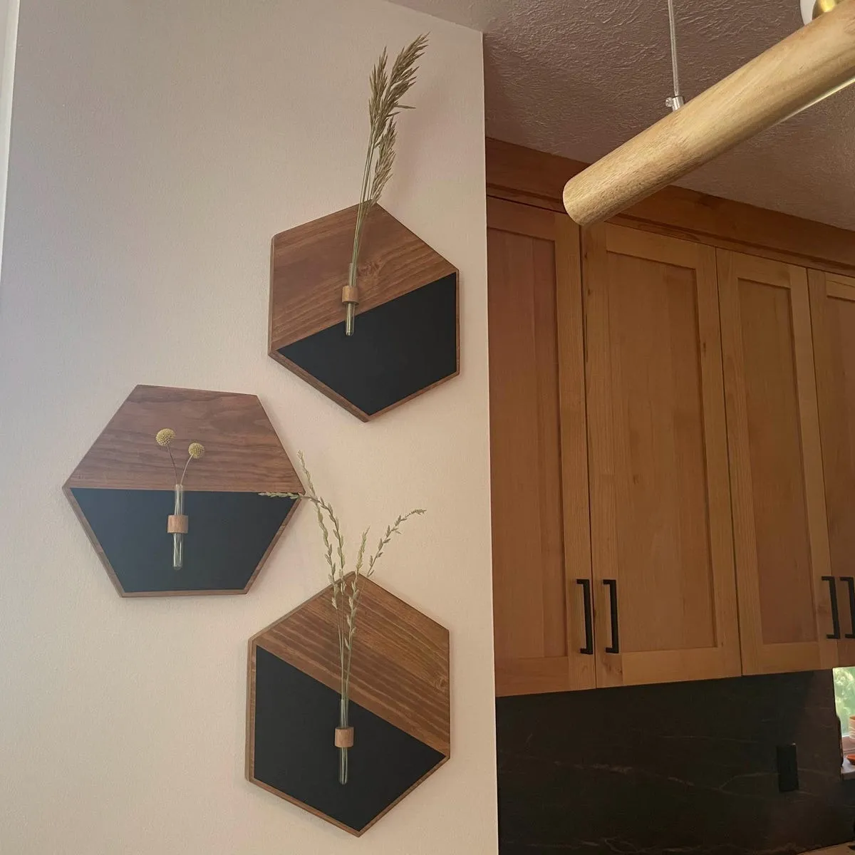 Mister Traders Brand Hexagon Wood Frames
