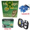 Medisign Meter mm800 with 10 strips 10 needles 50 strips 50 needles Complete Package. 