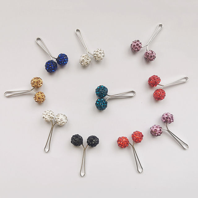 (4Pc-8Pc-12Pc) FASHION HIJAB PINS MUSLIM SCARF BUCKLE