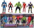Pack Of 5 Marvel Heroes Collection Toy Action Figures For Kids. 