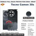 TECNO CAMON 30S FULL BACK 360 premium Protection Skin Wrap full cover Premium Quality. 