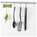 3-Piece Kitchen Utensil Set IKEA GNARP, Black Imported - Spoons Cooking & Serving | IKEA Kitchen Accessories & Cooking Utensils Set. 