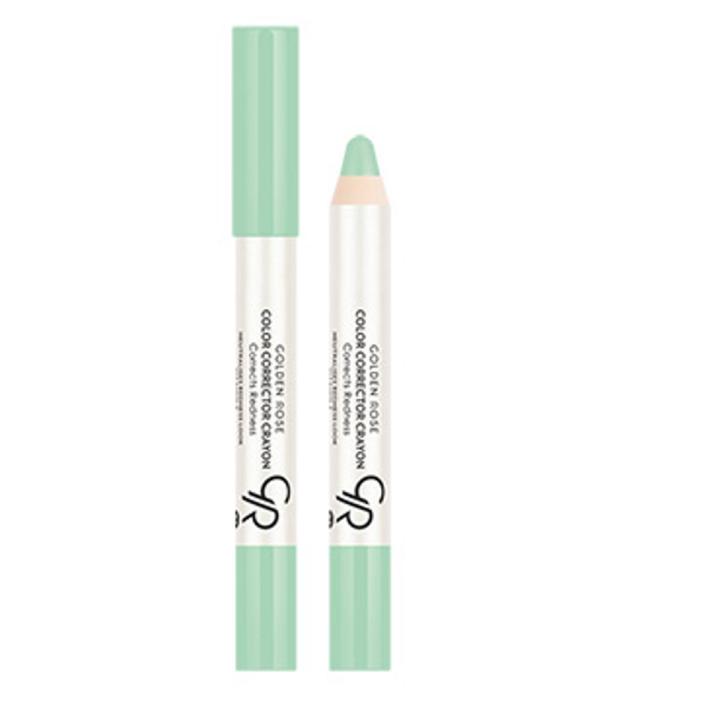 Golden Rose - Skin Color Corrector Crayon - Makeup Corrector - Cover Skin Dark Circle, Clear Dark Spot - Redness Remover - Face Glow Crayon