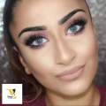 Contact Lenses Multi Color Light Blue Eye Lens Soft Eye Lenses with Solution High Quality (Select Desire Color Before Add to Cart). 