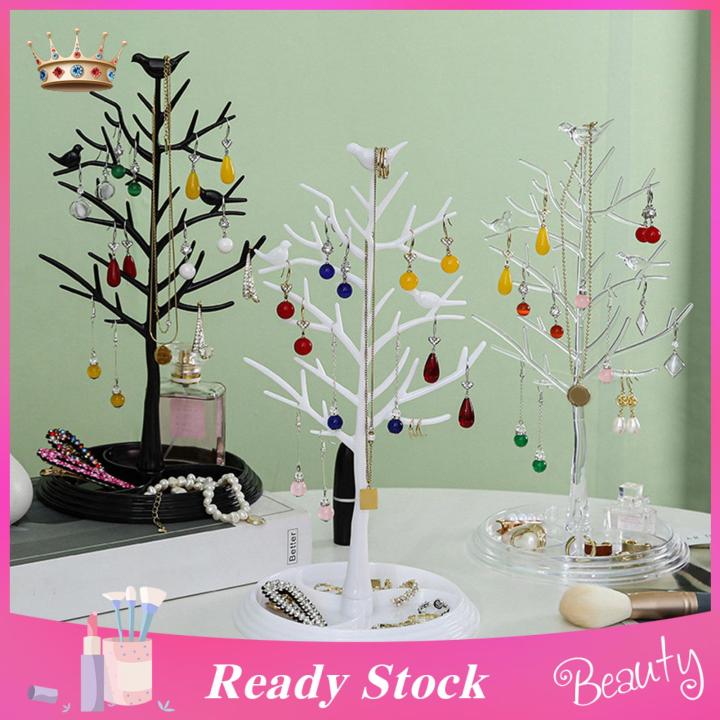 Tree-shaped Jewelry Organizer Tree Shape Jewelry Stand Organizer Tangle-free Earring Necklace Holder Jewelry Hanger