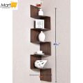 5 Tier Wall Mount Corner Shelves lasani sheet Home Decor. 