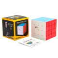 4x4 Qiyi Original Rubik Cube Stickerless and Bright - 4 by 4 Best Quality Speed Cube -  Large Magic Cube 4x4x4 - Fast Speed Puzzle Toys - Educational Toy to Improve Child's Concentration, responsiveness and Memory - Rubik's Cube. 