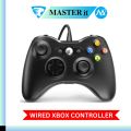 Wired & Wireless Xbox Controller - Bluetooth Gamepad With Mobile Stand - Microsoft Joystick Xbox 360 With Vibration - Controller For IOS, Android, Laptop, PC & Xbox - Black. 
