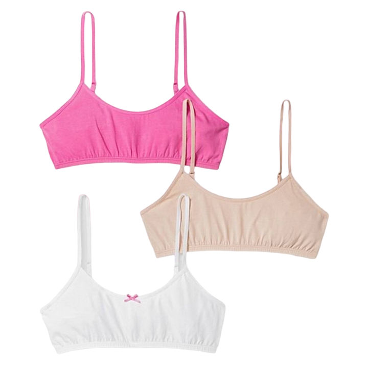 Cotton Cami Bra for Teen Girls – Beginner's Bra, Comfortable Fit
