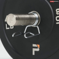 Olympic Hex Bar with Two-Handle Options for Squats, Deadlifts, Shrugs and Power Pulls, 58 Inch Bar with 9-Inch Sleeve, Silver. 