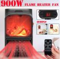 Electric Wall Heater Mini Portable Plug-in Personal Space Warmer for Indoor Heating Camping Any Place Adjustable Thermostat. 