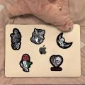 10/30/50PCS Dark Gothic Skull Sticker Aesthetic Kawaii PVC Korean Stationery Decoration Scrapbooking School Supplies for Kids. 