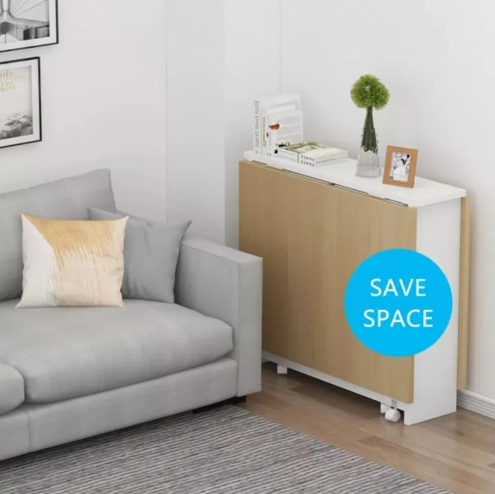 Clever-Space%20saving%20folding%20dining%20table-TWDT8-white%20and%20Brown,%20White%20and%20camal,%20Extendable%20Table%20with%20Cabinets,%20Home%20Kitchen%20Furniture%20Decor%20Lunch/Computer%20Desk%20Storage%20Rack,%2055"L%20x%2031.5"W,%20Chairs%20Not%20Include%20-%20Image%205