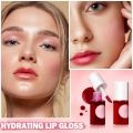 Rose Lip And Cheeks Stain Tint - Red. 